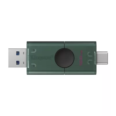 Накопичувач Kingston 128GB USB 3.2 Type-A + Type-C DT DuoG2