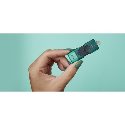 Накопичувач Kingston 256GB USB 3.2 Type-A + Type-C DT DuoG2