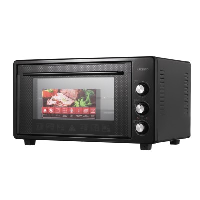 Піч електрична ARDESTO, 45л, 1600Вт, механіч., конвекція, подвійне скло, чорний (MEO-S45FGB)