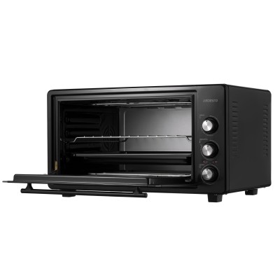 Піч електрична ARDESTO, 45л, 1600Вт, механіч., конвекція, подвійне скло, чорний (MEO-S45FGB)