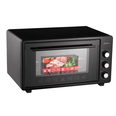 Піч електрична ARDESTO, 45л, 1600Вт, механіч., конвекція, подвійне скло, чорний (MEO-S45FGB)