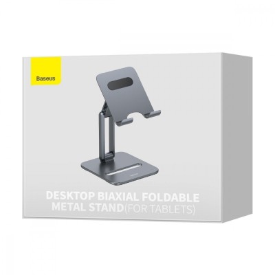 Підставка для планшету Baseus Desktop Biaxial Foldable Metal Stand (LUSZ000113) Gray