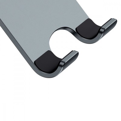 Підставка для планшету Baseus Desktop Biaxial Foldable Metal Stand (LUSZ000113) Gray
