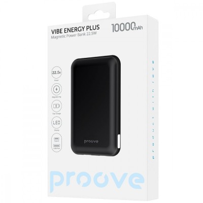 Портативна батарея Proove 10000mAh 22.5W Vibe Energy Plus (PBVE15012206) silver/white