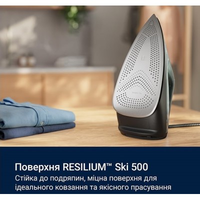 Праска Electrolux, 2600Вт, 370мл, паровий удар 230гр, алюмінієва підошва, зелено-чорний (E7SI2-6OG) Праска Electrolux, 2600Вт, 370мл, паровий удар 230гр, алюмінієва підошва, зелено-чорний (E7SI2-6OG)