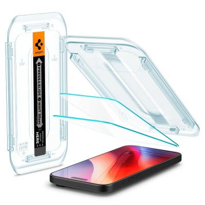 Скло Spigen для iPhone 17 Pro Max/16 Pro Max, Glas.tR EZ Fit, (2 Pack)