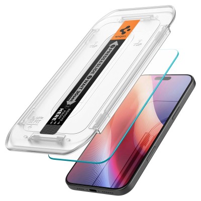 Скло Spigen для iPhone 17 Pro Max/16 Pro Max, Glas.tR EZ Fit, (2 Pack)