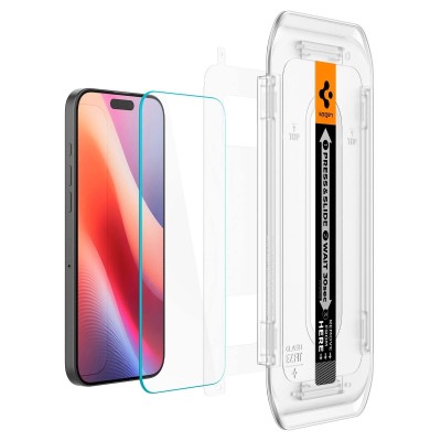 Скло Spigen для iPhone 17 Pro Max/16 Pro Max, Glas.tR EZ Fit, (2 Pack)