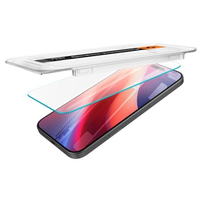 Скло Spigen для iPhone 17 Pro/ 17/16 Pro, Glas.tR EZ Fit, (2 Pack)