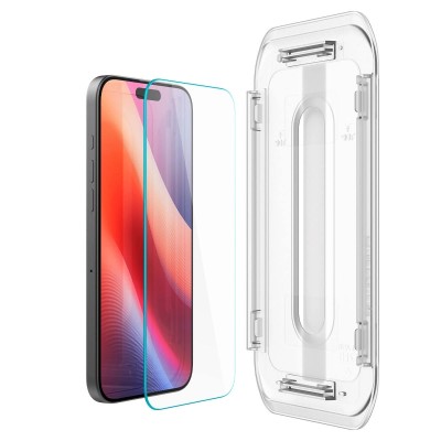 Скло Spigen для iPhone 17 Pro/ 17/16 Pro, Glas.tR EZ Fit, (2 Pack)