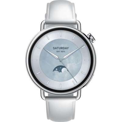 Смарт-годинник Xiaomi Watch S4 41mm Leather Strap (BHR07VUGL) Білий