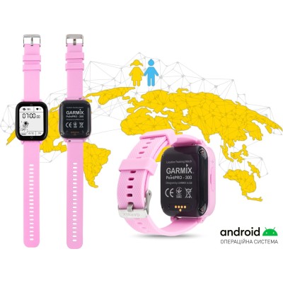 Смарт-годинник для дітей GARMIX PointPRO-300 4G/GPS/WIFI/VIDEO CALL PURPLE