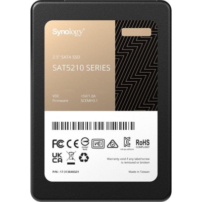 Твердотільний запам’ятовувальний пристрій накопичувач (SSD) SATA2.5" 7TB 6GB/S SAT5210-7000G SYNOLOGY Твердотільний запам’ятовувальний пристрій накопичувач (SSD) SATA2.5" 7TB 6GB/S SAT5210-7000G SYNOLOGY