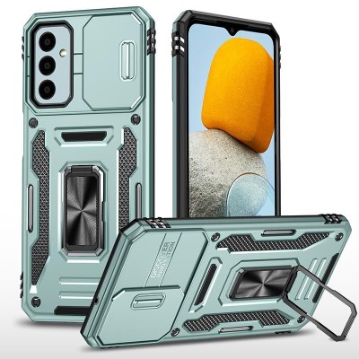 Ударостійкий чохол Camshield Army Ring для Samsung Galaxy A17 4G/5G / A16 4G/5G Зелений / Light Green