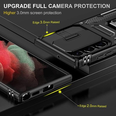 Ударостійкий чохол Camshield Army Ring для Samsung Galaxy S24 Ultra Чорний / Black Ударостійкий чохол Camshield Army Ring для Samsung Galaxy S24 Ultra Чорний / Black