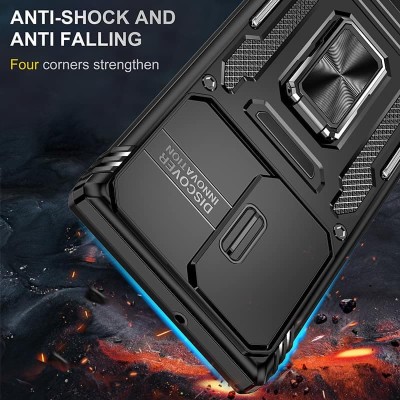 Ударостійкий чохол Camshield Army Ring для Samsung Galaxy S24 Ultra Чорний / Black Ударостійкий чохол Camshield Army Ring для Samsung Galaxy S24 Ultra Чорний / Black