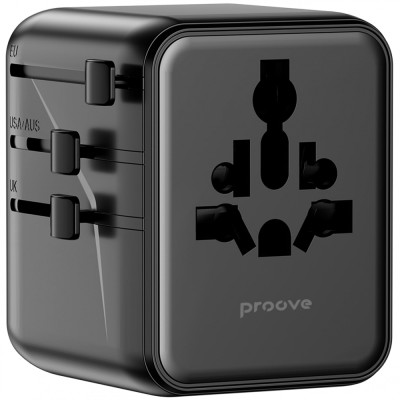 Універсальний адаптер Proove Trip 25W (TATL25310001) black