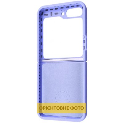 Чохол Foldables Silicone Cover Lakshmi (AAA) для Samsung Galaxy Z Flip7 Бузковий / Dasheen Чохол Foldables Silicone Cover Lakshmi (AAA) для Samsung Galaxy Z Flip7 Бузковий / Dasheen