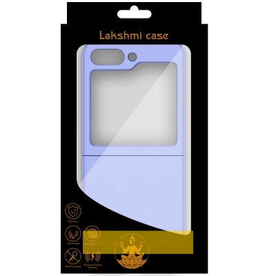 Чохол Foldables Silicone Cover Lakshmi (AAA) для Samsung Galaxy Z Flip7 Бузковий / Dasheen Чохол Foldables Silicone Cover Lakshmi (AAA) для Samsung Galaxy Z Flip7 Бузковий / Dasheen