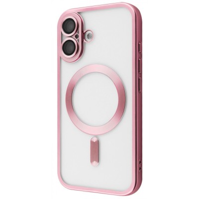 Чохол Metal Matte Case with Magnetic Ring iPhone 17 pink
