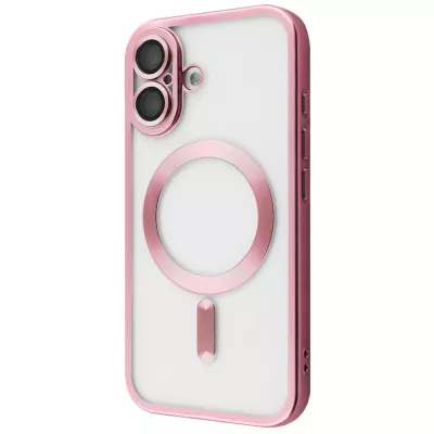 Чохол Metal Matte Case with Magnetic Ring iPhone 17 pink