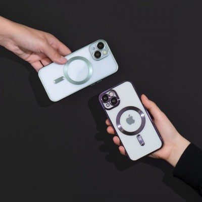 Чохол Metal Matte Case with Magnetic Ring iPhone 17 pink