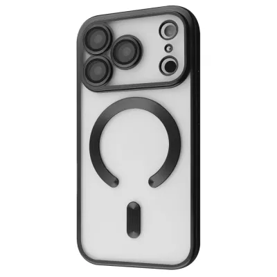 Чохол Metal Matte Case with Magnetic Ring iPhone 17 Pro black titanium