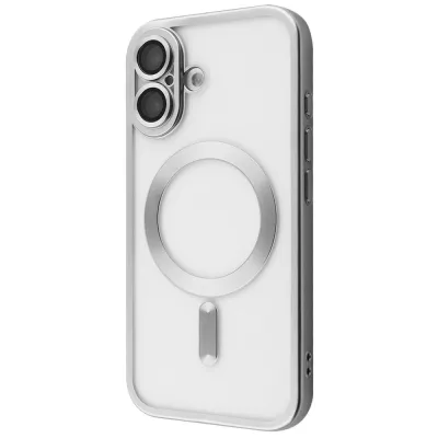 Чохол Metal Matte Case with Magnetic Ring iPhone 17 white titanium