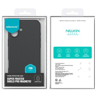 Чохол Nillkin Matte Magnetic Pro для Apple iPhone 17 (6.3") Чорний / Black Чохол Nillkin Matte Magnetic Pro для Apple iPhone 17 (6.3") Чорний / Black