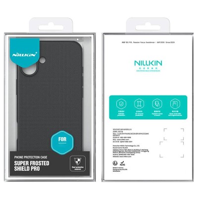 Чохол Nillkin Matte Pro для Apple iPhone 17 (6.3") Чорний / Black Чохол Nillkin Matte Pro для Apple iPhone 17 (6.3") Чорний / Black