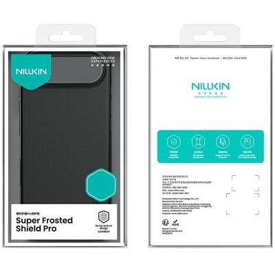 Чохол Nillkin Matte Pro для Apple iPhone 17 Air (6.5") Чорний / Black Чохол Nillkin Matte Pro для Apple iPhone 17 Air (6.5") Чорний / Black