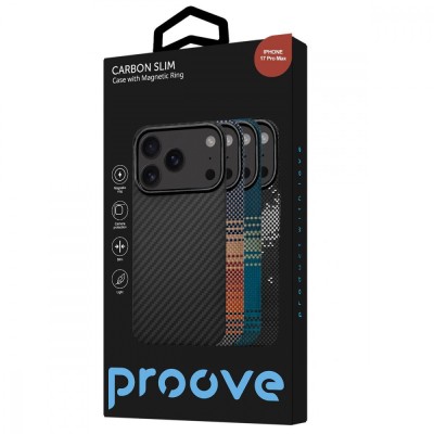 Чохол Proove Carbon Slim with Magnetic Ring iPhone 17 Pro Max starfield