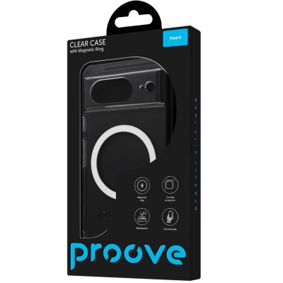Чохол Proove Clear Case with Magnetic Ring Google Pixel 8 transparent