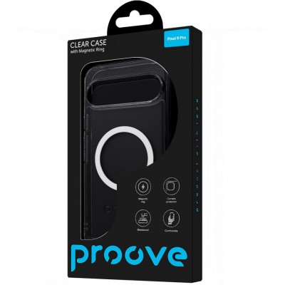 Чохол Proove Clear Case with Magnetic Ring Google Pixel 9/Pixel 9 Pro transparent