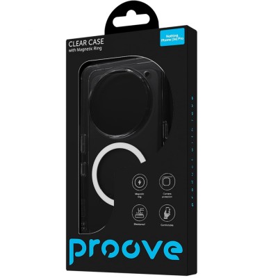 Чохол Proove Clear Case with Magnetic Ring Nothing Phone (3a) Pro transparent