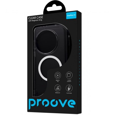 Чохол Proove Clear Case with Magnetic Ring OnePlus 13 transparent