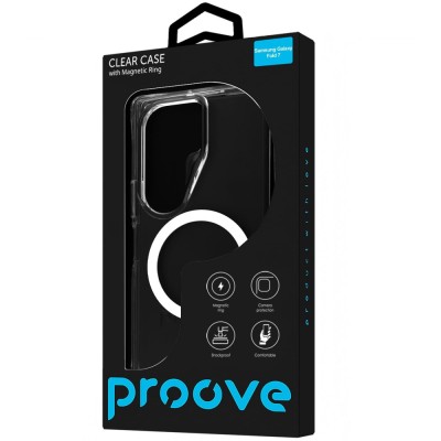 Чохол Proove Clear Case with Magnetic Ring Samsung Galaxy Fold 7 clear