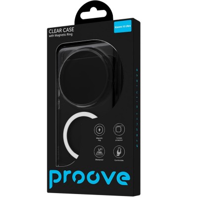 Чохол Proove Clear Case with Magnetic Ring Xiaomi 15 Ultra transparent