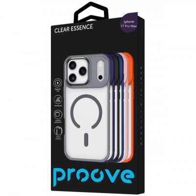 Чохол Proove Clear Essence Case with Magnetic Ring iPhone 17 Pro Max midnight blue (PCCEIP17PM08)
