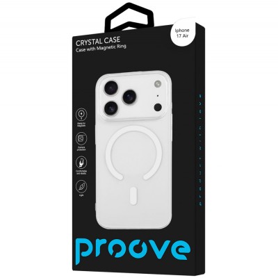 Чохол Proove Crystal Case with Magnetic Ring iPhone 17 Air transparent