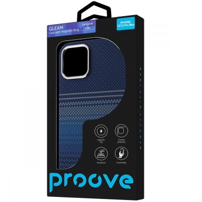Чохол Proove Gleam Case with Magnetic Ring iPhone 12 Pro Max silver peak