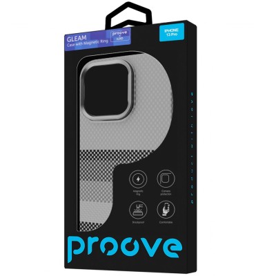 Чохол Proove Gleam Case with Magnetic Ring iPhone 13 Pro silver peak