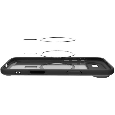 Чохол SGP Ultra Hybrid Mag для Apple iPhone 17 Air (6.5") Чорний Чохол SGP Ultra Hybrid Mag для Apple iPhone 17 Air (6.5") Чорний