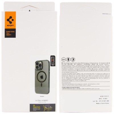 Чохол SGP Ultra Hybrid Mag для Apple iPhone 17 Pro (6.3") Чорний Чохол SGP Ultra Hybrid Mag для Apple iPhone 17 Pro (6.3") Чорний