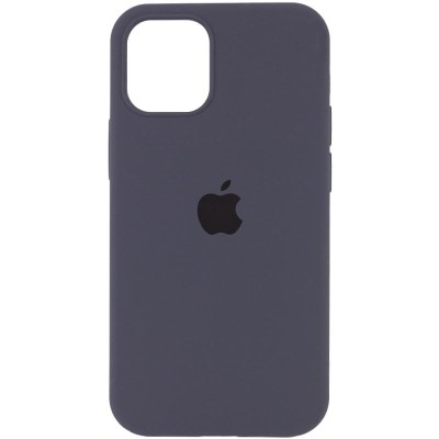Чохол Silicone Case (AA) Logo with MagSafe для Apple iPhone 11 Pro (5.8") Сірий / Dark Gray