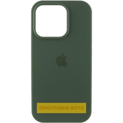 Чохол Silicone Case (AA) Logo with MagSafe для Apple iPhone 16 (6.1") Зелений / Cyprus Green Чохол Silicone Case (AA) Logo with MagSafe для Apple iPhone 16 (6.1") Зелений / Cyprus Green