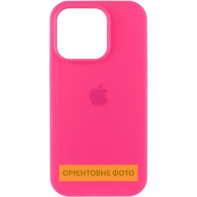 Чохол Silicone Case (AA) Logo with MagSafe для Apple iPhone 16e (6.1") Рожевий / Barbie pink Чохол Silicone Case (AA) Logo with MagSafe для Apple iPhone 16e (6.1") Рожевий / Barbie pink