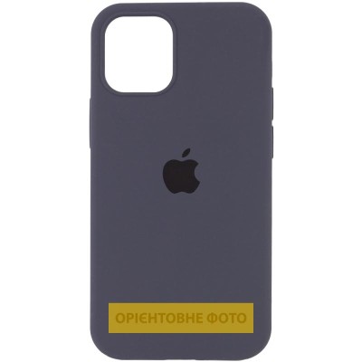 Чохол Silicone Case (AA) Logo with MagSafe для Apple iPhone 16e (6.1") Сірий / Dark Gray Чохол Silicone Case (AA) Logo with MagSafe для Apple iPhone 16e (6.1") Сірий / Dark Gray