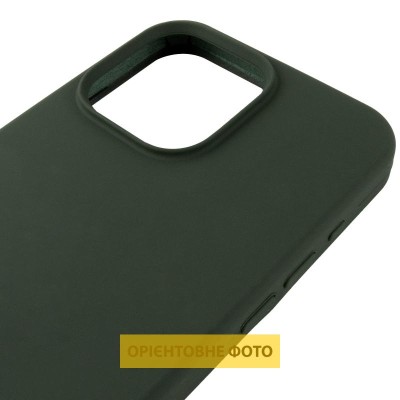 Чохол Silicone Case (AA) Logo with MagSafe для Apple iPhone 17 (6.3") Зелений / Cyprus Green
