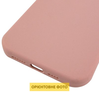 Чохол Silicone Case (AA) Logo with MagSafe для Apple iPhone 17 (6.3") Рожевий / Pink Sand